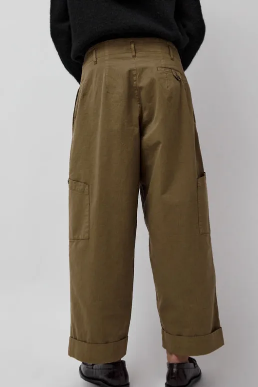 No.6 Store Grease Trouser in Olive