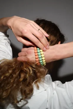 No.6 Store Haargummi Hair Ties Set of 3 in Pastel Mix