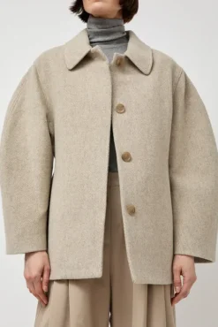 No.6 Store Hourglass Half Coat in Beige