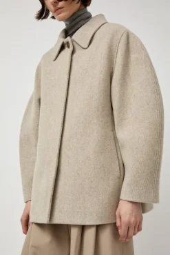 No.6 Store Hourglass Half Coat in Beige