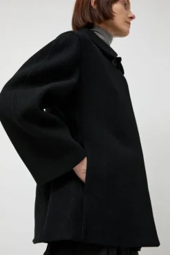 No.6 Store Hourglass Half Coat in Black