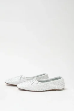 No.6 Store Jada Woven Ballet Flat in White