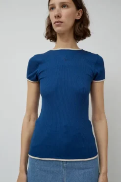 No.6 Store Jaya Seamless Top in Navy