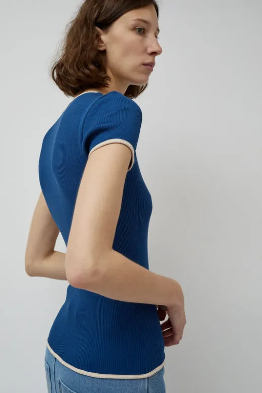 No.6 Store Jaya Seamless Top in Navy