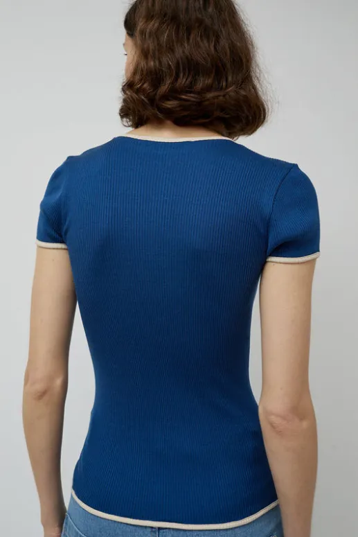 No.6 Store Jaya Seamless Top in Navy