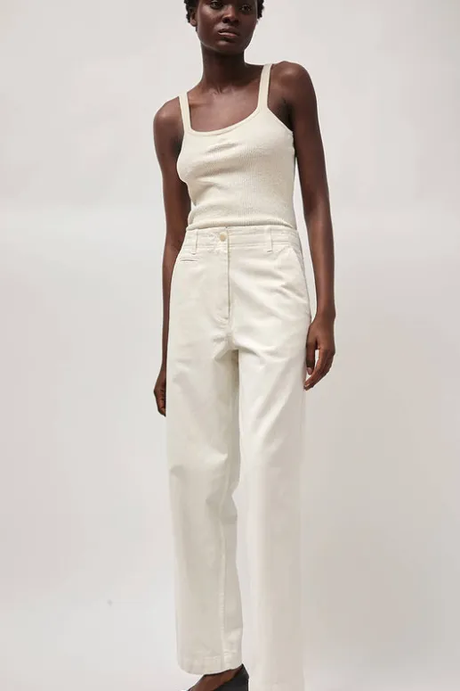 No.6 Store Jeff Chino Pants in White