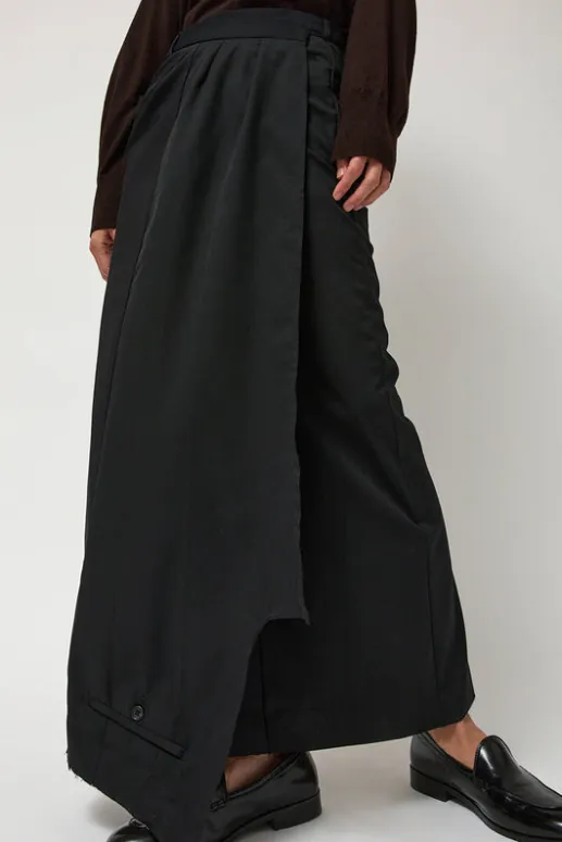 No.6 Store Jellie Pareo Skirt in Upcycled Tailoring