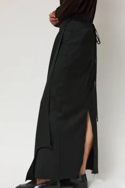 No.6 Store Jellie Pareo Skirt in Upcycled Tailoring