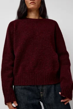 No.6 Store Jets Crew Knit in Red Wizard