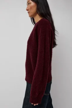 No.6 Store Jets Crew Knit in Red Wizard