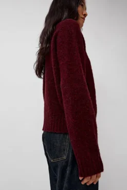No.6 Store Jets Crew Knit in Red Wizard