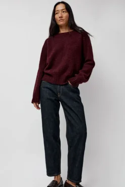 No.6 Store Jets Crew Knit in Red Wizard