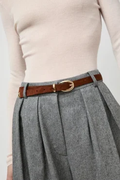 No.6 Store La Frieda Belt in Choco Camp
