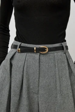No.6 Store La Frieda Belt in Noir