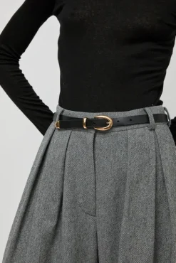 No.6 Store La Frieda Belt in Noir