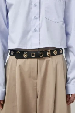 No.6 Store La Grande Keller Belt in Noir