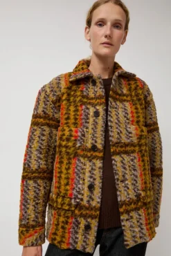 No.6 Store Lamington Jacket in Multicolored Check