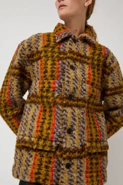 No.6 Store Lamington Jacket in Multicolored Check