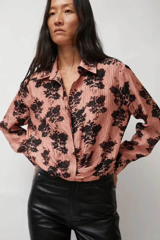 No.6 Store Lana Top in Blush Shadow