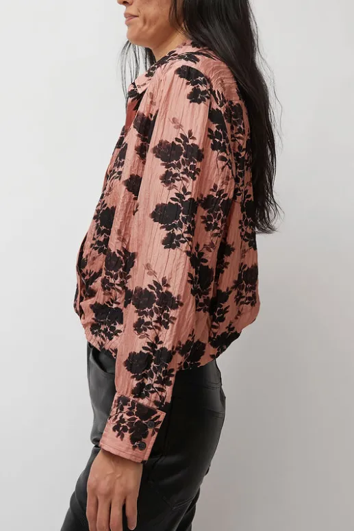 No.6 Store Lana Top in Blush Shadow