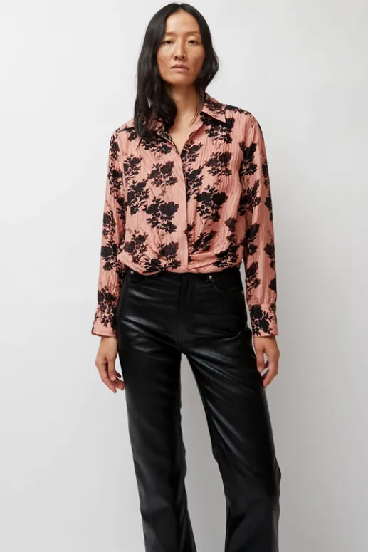 No.6 Store Lana Top in Blush Shadow