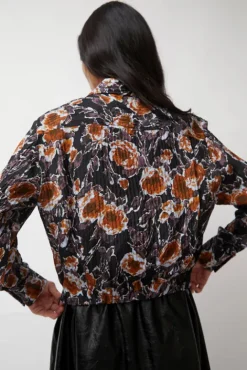 No.6 Store Lana Top in Gold Roses