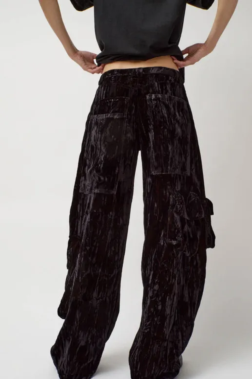 No.6 Store Lawn Cargo Pant in Black