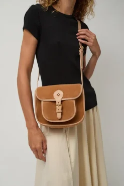 No.6 Store Le Flavin Velours Bag in Crepi and Caramel