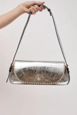 No.6 Store Le Toutoune Rock Laminato Bag in Laminato Argent