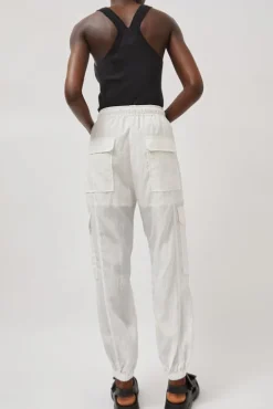 No.6 Store Lightweight Cargo Pants in White