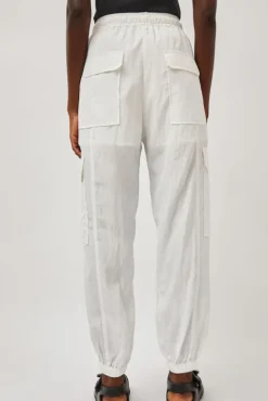 No.6 Store Lightweight Cargo Pants in White