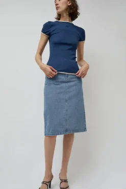 No.6 Store Lily Skirt in Blue