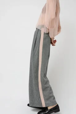 No.6 Store Margot Trouser in Grey and Pale