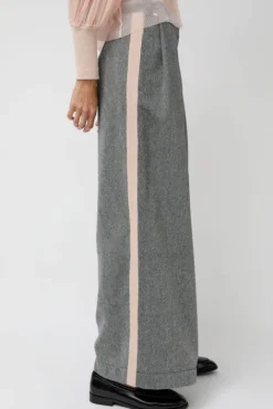 No.6 Store Margot Trouser in Grey and Pale