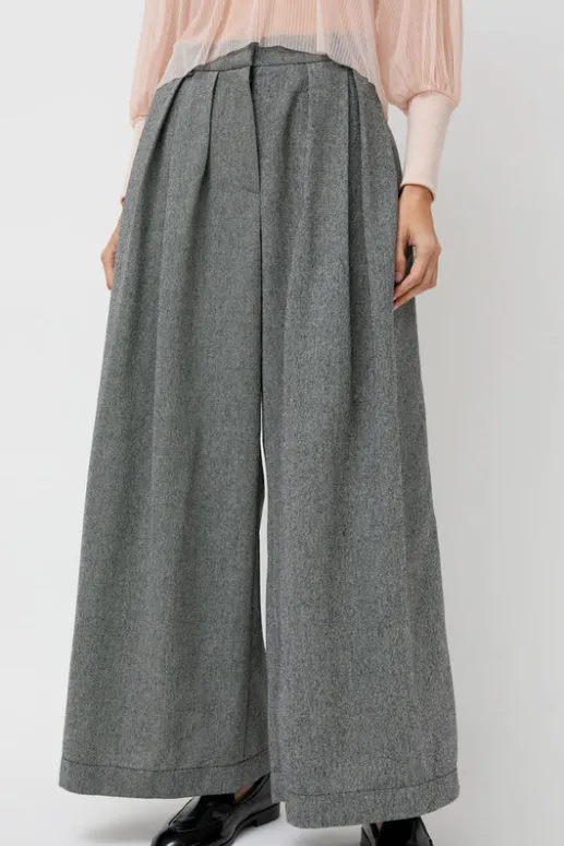 No.6 Store Margot Trouser in Grey and Pale
