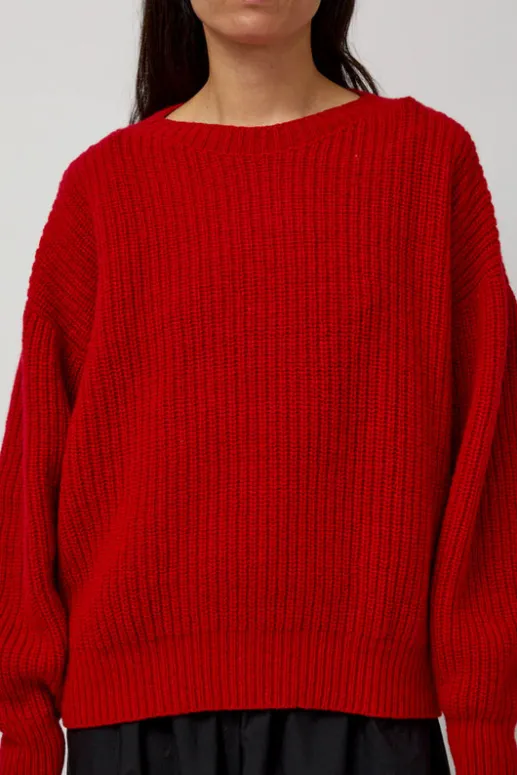 No.6 Store Mea Pullover in Red