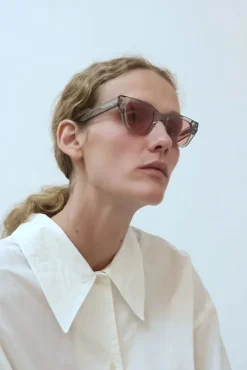 No.6 Store Memphis Sunglasses in Grey and Orange