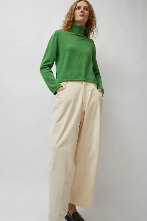 No.6 Store Merino Turtleneck Sweater in Herba