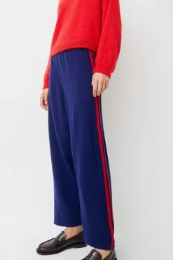 No.6 Store Merino Wool Pants in Midnight Blue