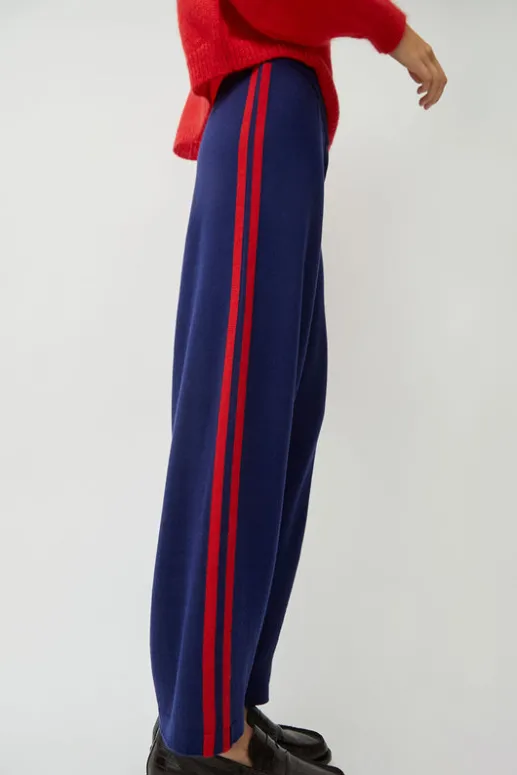 No.6 Store Merino Wool Pants in Midnight Blue