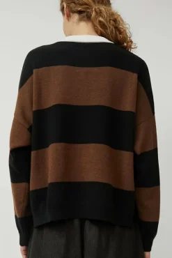 No.6 Store Merino Wool Sweater in Stripe