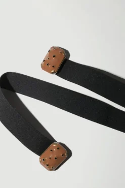 No.6 Store Micro Crystals Belt in Camel