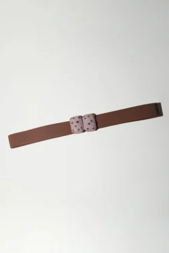 No.6 Store Micro Crystals Belt in Lilac