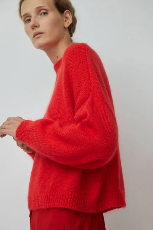 No.6 Store Mohair Sweater in Red