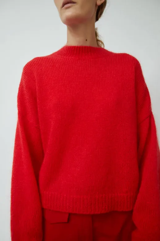 No.6 Store Mohair Sweater in Red