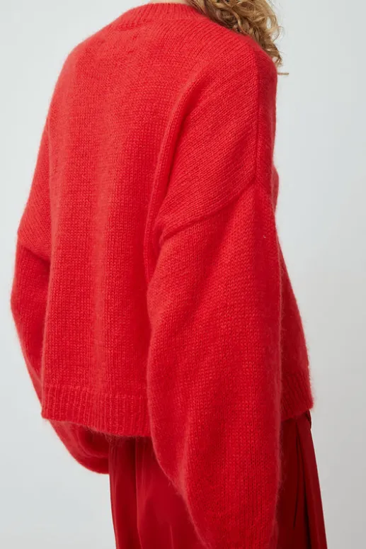No.6 Store Mohair Sweater in Red