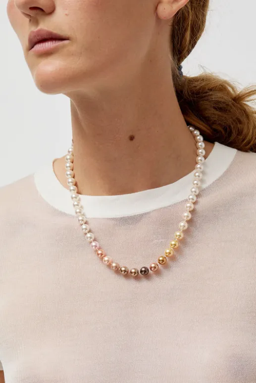 No.6 Store Multi-Colored Pearl Necklace in Multi
