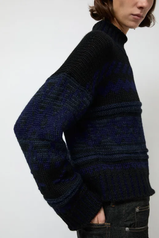 No.6 Store Nadia Sweater in Black and Blue