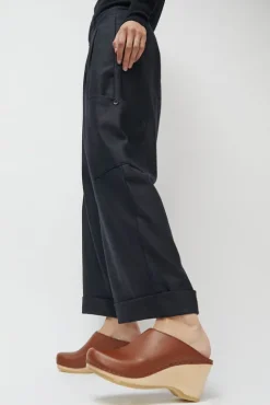 No.6 Store New School Clog on Wedge in British Tan