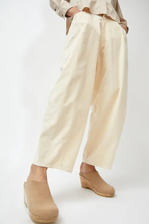No.6 Store New School Clog on Wedge in Bone